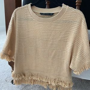 Zara fringe sweater